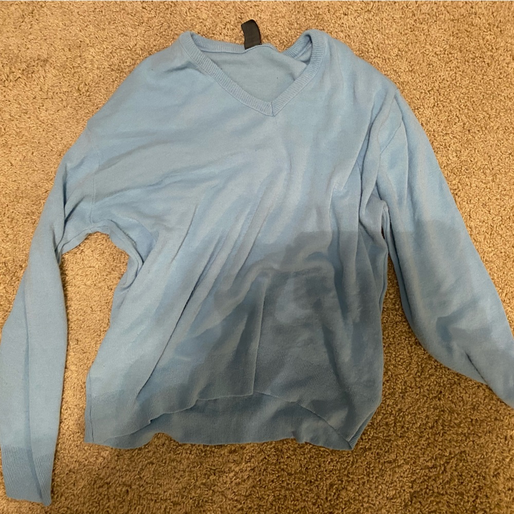 Light blue. Sweater